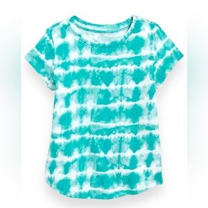 Old Navy 4T Teal Green & White Tie Dyed T-Shirt NWT